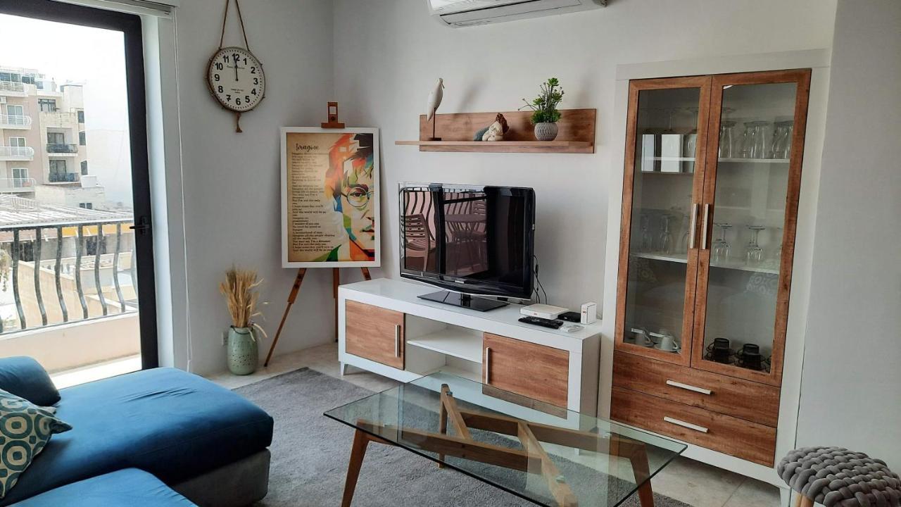 Spacious Side-Sea View Apartment At St Paul'S Bay St. Paul's Bay Exterior foto